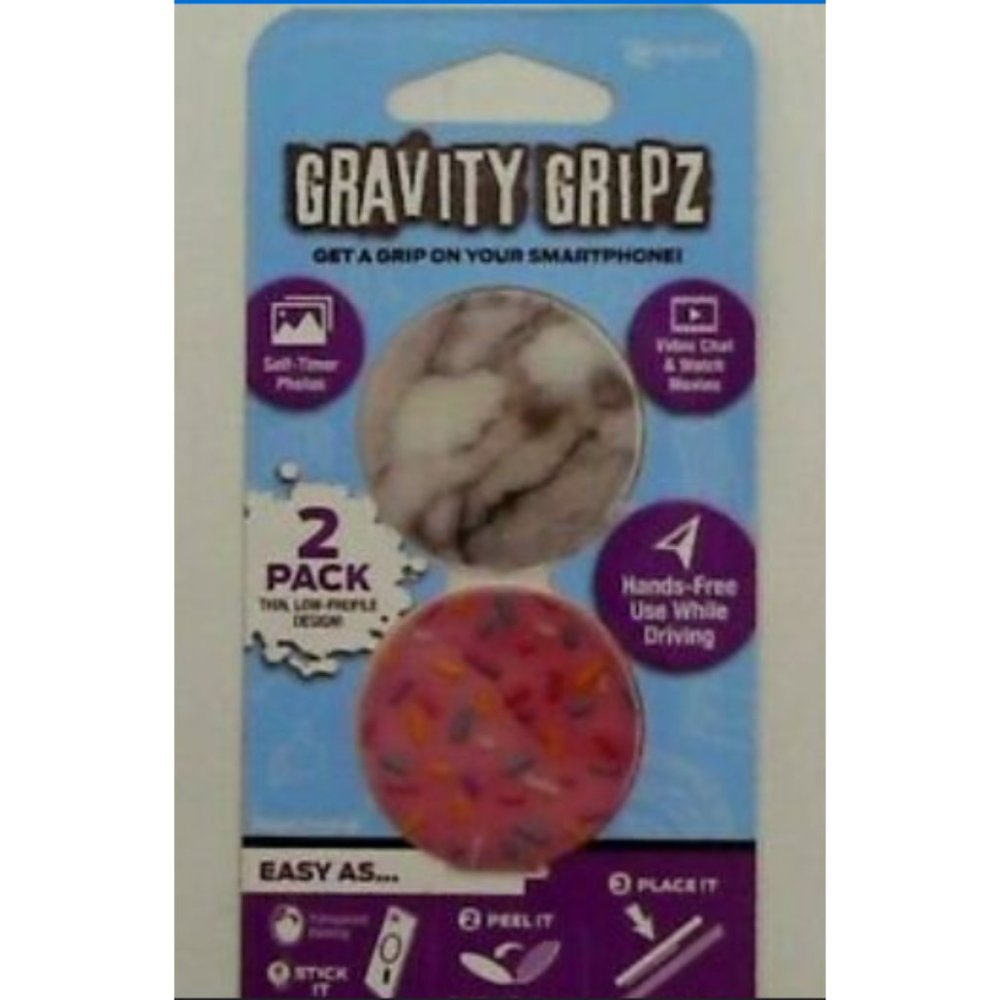 Retrak Gravity Gripz 2Pk Pink Sprinkles and Marble